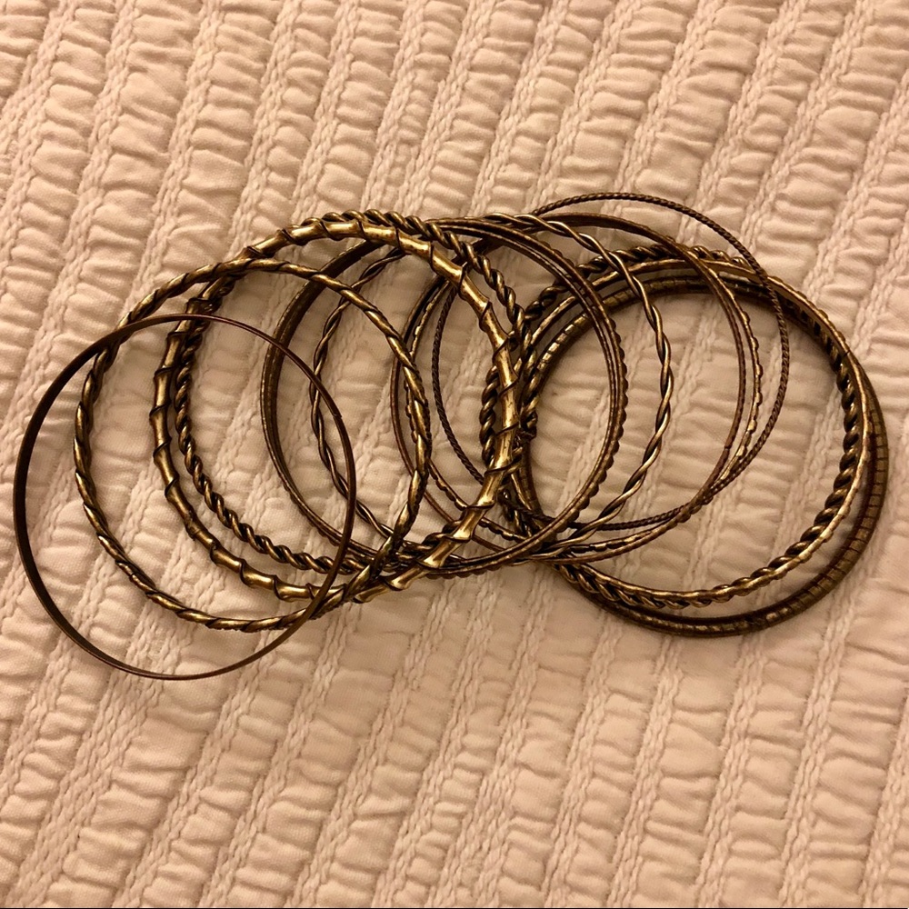 Metal Boho Bangles Set - Picture 3 of 3